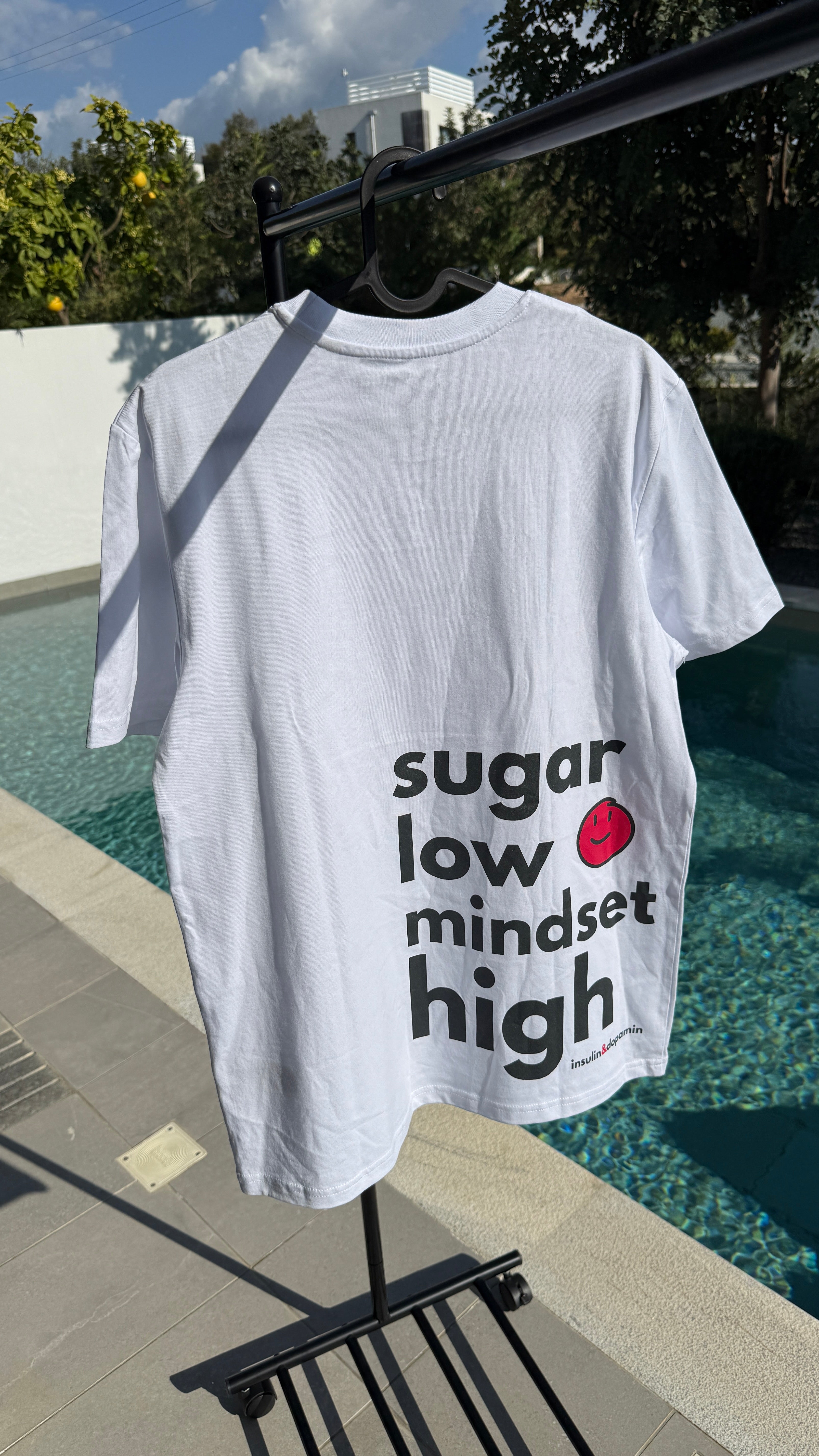 T-Shirt - sugar low mindset high